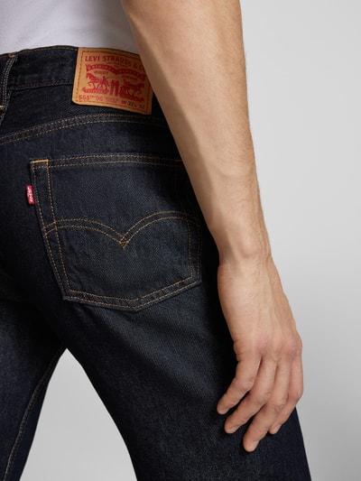 Levi's® Relaxed Fit Jeans im 5-Pocket-Design Modell '555' Dunkelblau 3