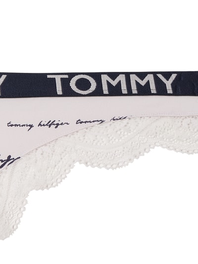 TOMMY HILFIGER Brazilian mit Logo-Muster  Weiss 4