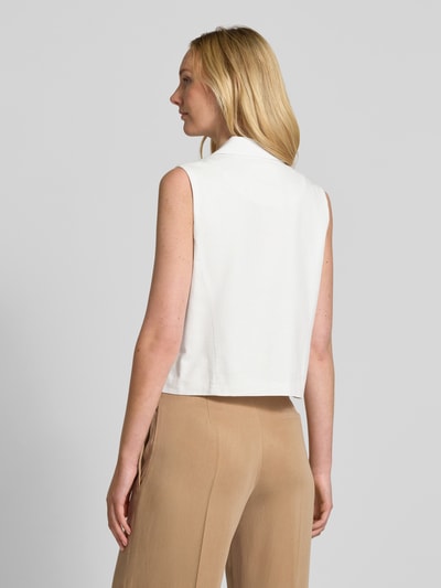 OPUS Gilet met linnen, model 'Wino' Offwhite - 5