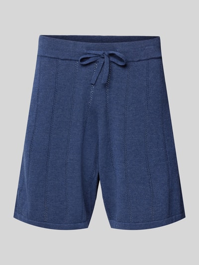 Colours & Sons Regular Fit Shorts mit Lochmuster Marine 2