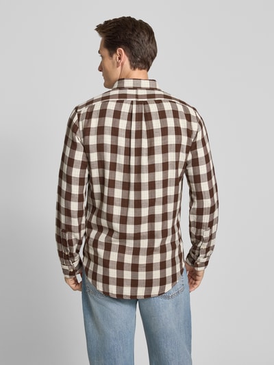 Polo Ralph Lauren Regular fit vrijetijdsoverhemd met kentkraag Middenbruin - 5