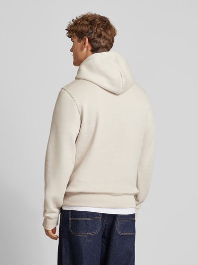 CHAMPION Hoodie mit Label-Stitching Beige 5