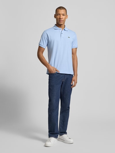 Lacoste Regular Fit poloshirt van puur katoen Rookblauw - 1