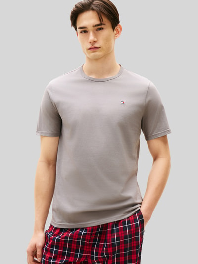 Tommy Hilfiger regular fit T-shirts in set van 3 Taupe - 4