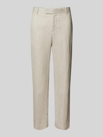 SELECTED HOMME Relaxed Fit Anzughose aus reinem Leinen Sand 2