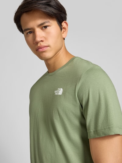 The North Face Regular Fit T-Shirt mit Logo-Print Modell 'Box' Hellgruen 3