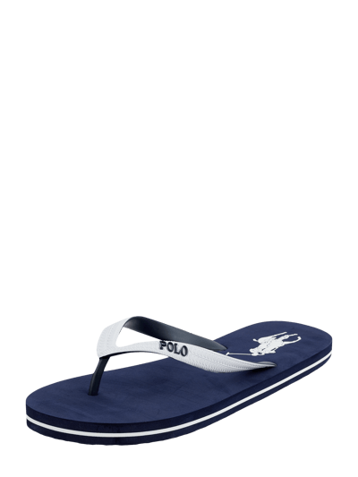 Polo Ralph Lauren Teenslippers van rubber, model 'Whitlebury II' Donkerblauw - 1