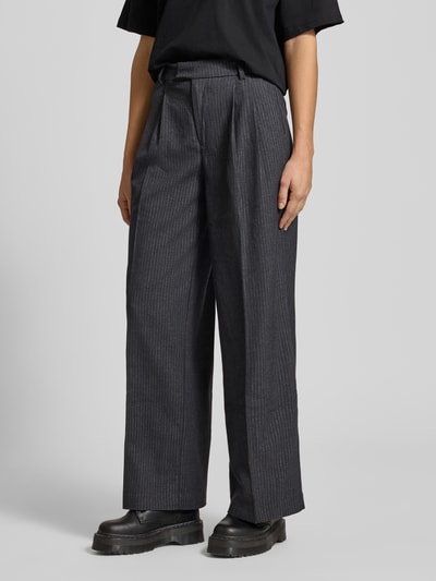 Pepe Jeans Spodnie szerokie z dodatkiem wiskozy model ‘PRISCILA’ Średnioszary 4