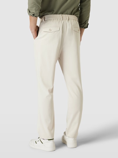 Casual Friday Relaxed fit chino met elastische band, model 'MARC' Offwhite - 5