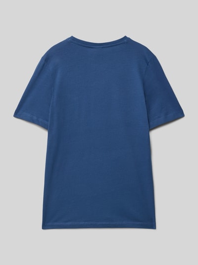 s.Oliver RED LABEL T-shirt o kroju regular fit z czystej bawełny Szaroniebieski 3