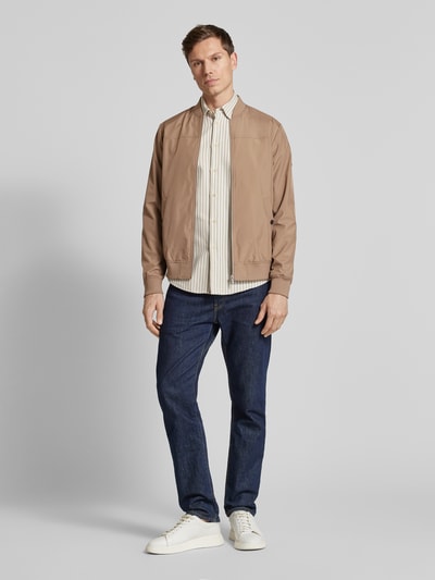 Matinique Regular Fit Blouson mit Reißverschluss Modell 'CLAY' Camel 1