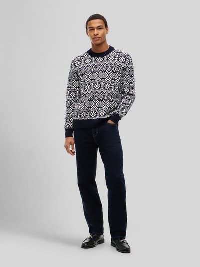 Tommy Hilfiger Pullover mit Logo-Detail Marine 1