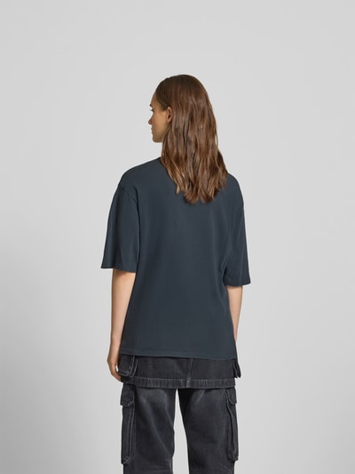 Anine Bing T-Shirt mit Label-Print Mittelbraun 5