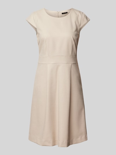 More & More Knielanges Kleid mit Strukturmuster Beige 2