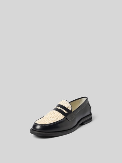 Duke & Dexter Loafer mit strukturierter Sohle Black 2