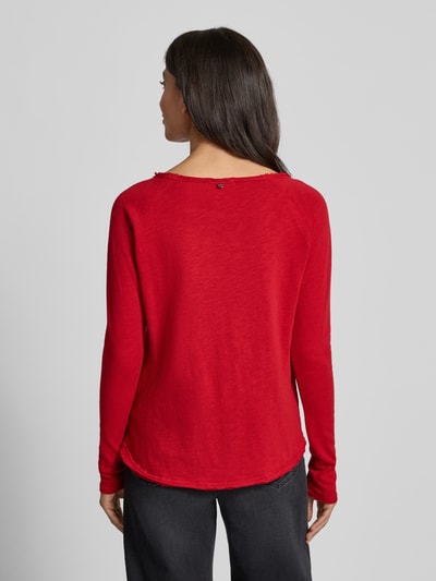 Rich & Royal Longsleeve mit Rundhalsausschnitt Rot 5