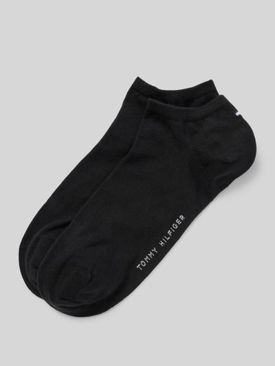 Tommy Hilfiger Sneakersocken mit Label-Print im 2er-Pack Black 1