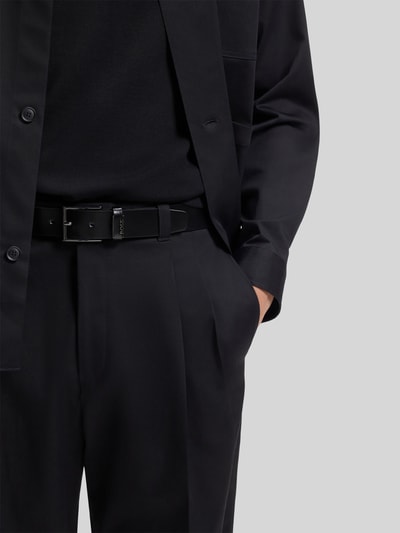 BOSS Pasek z naturalnej skóry model 'COLE-ANT' Czarny 1