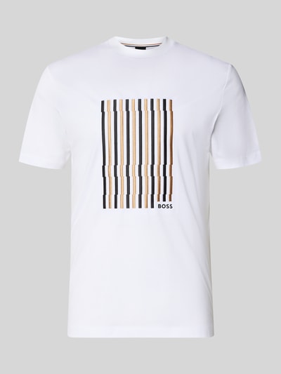 BOSS Regular Fit T-Shirt aus reiner Baumwolle Modell 'C-THOMPSON 41' Weiss 2