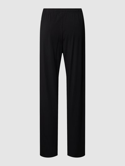 BOSS Regular Fit Pyjama-Hose mit Label-Print Black 3