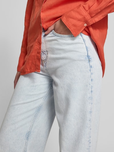 Marc O'Polo Wide fit jeans van een mix van katoen en lyocell Lichtblauw - 3