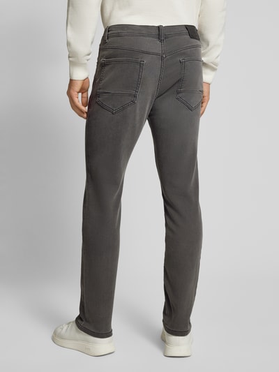 MCNEAL Tapered fit jeans in 5-pocketmodel Middengrijs - 5