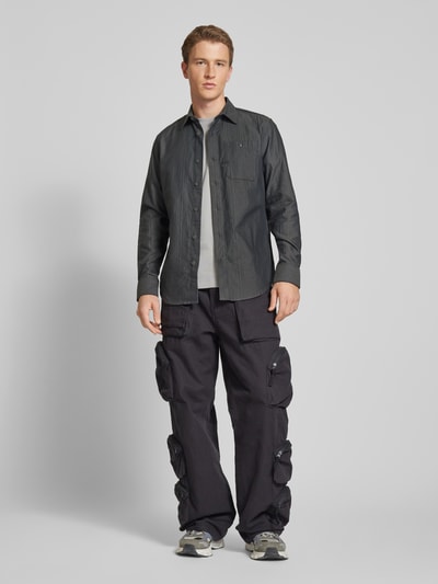 G-Star Raw Koszula casualowa o kroju regular fit z wiskozy model ‘Bristum’ Antracytowy 1