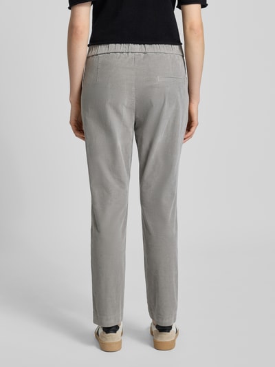 TONI Spodnie o skróconym kroju z elastycznym pasem model ‘sue’ Średnioszary 5