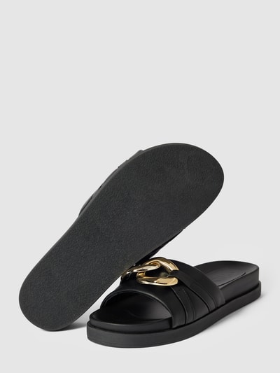 Only Slides mit Zierbesatz Modell 'MINNIE' Black 4