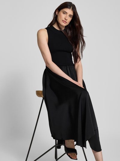 Gestuz Maxikleid mit Turtleneck Modell 'sama' Black 3