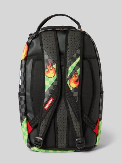 Sprayground Rucksack mit Motiv-Print Modell 'WTF DIABLO' Mittelgrau 4