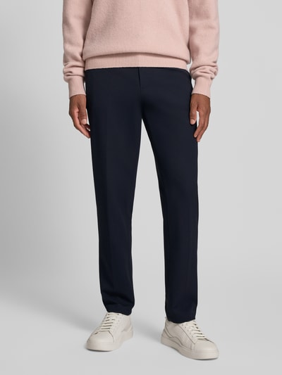 Les Deux Regular Fit Anzughose mit Gürtelschlaufe Marine 4