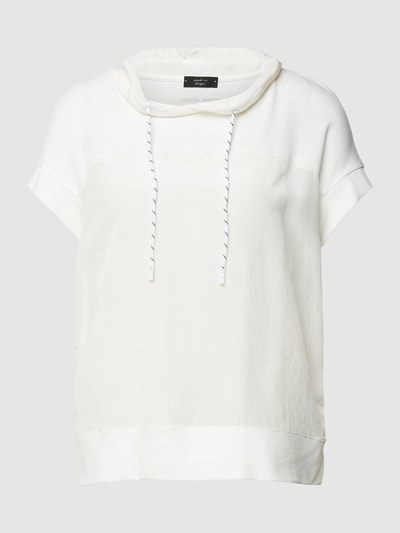 Marc Cain T-shirt met capuchon Offwhite - 2