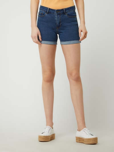 Vero Moda Korte jeans met stretch, model 'Hot Seven'
 Jeansblauw - 4