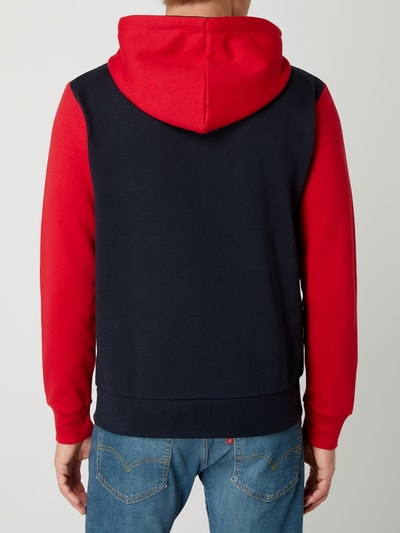 Jack & Jones Hoodie mit Blockstreifen Modell 'Elogo' Rot 5