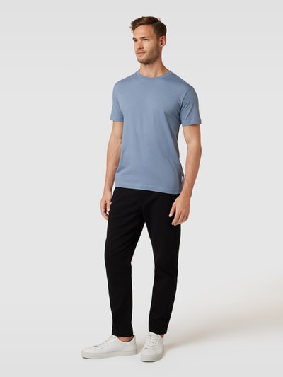 Tiger of Sweden T-Shirt mit Label-Detail Modell 'DILLAN' Rauchblau 1