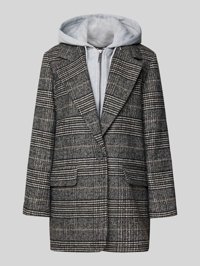 Copenhagen Muse Blazer mit Reverskragen und Kapuze Black 2