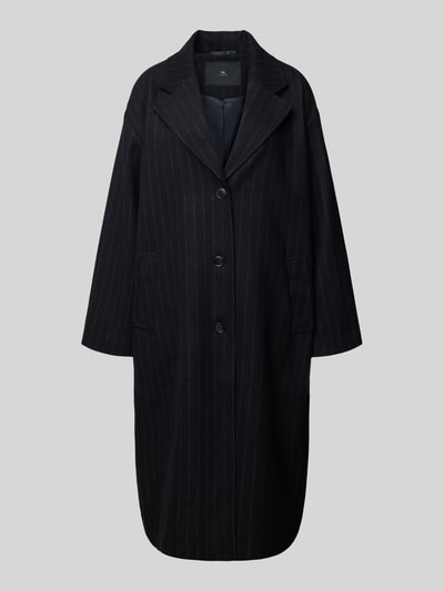 WITHBLACK Jas met reverskraag Marineblauw gemêleerd - 2