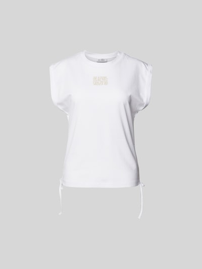 OH APRIL T-Shirt mit Label-Print Weiss 2