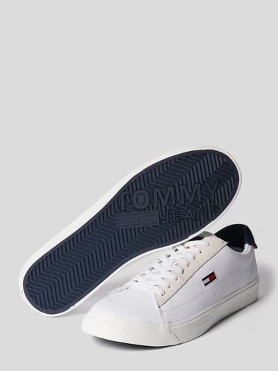 Tommy Jeans Sneaker aus Leder mit Label-Details   Weiss 5