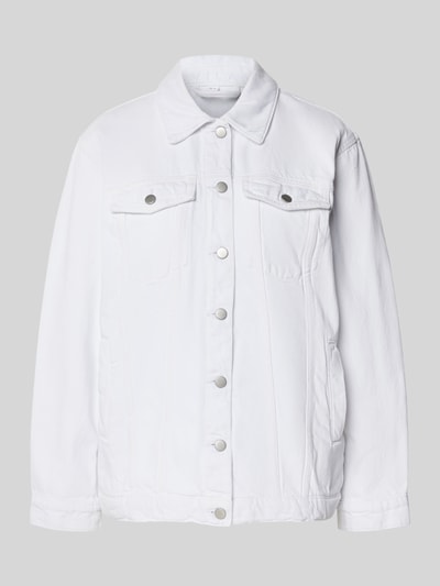 Vila Jeansjacke mit Brusttaschen Modell 'MEY' Weiss 2