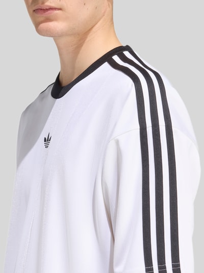 adidas Originals Relaxed Fit T-Shirt Trikot  Weiss 3