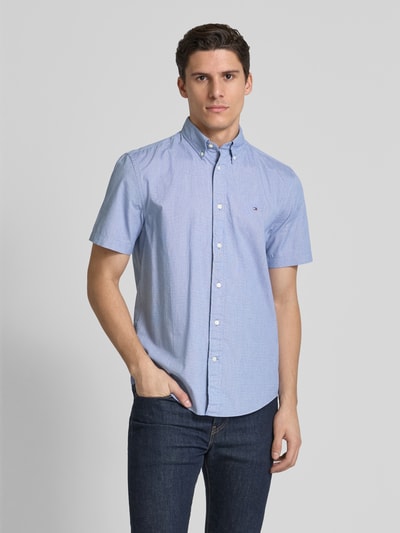 Tommy Hilfiger Regular fit vrijetijdsoverhemd van puur katoen Blauw - 4