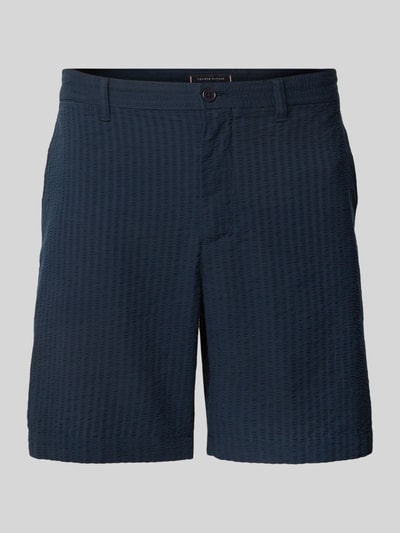 Tommy Hilfiger Regular Fit Shorts aus Baumwoll-Mix Modell 'MERCER' Marine 2