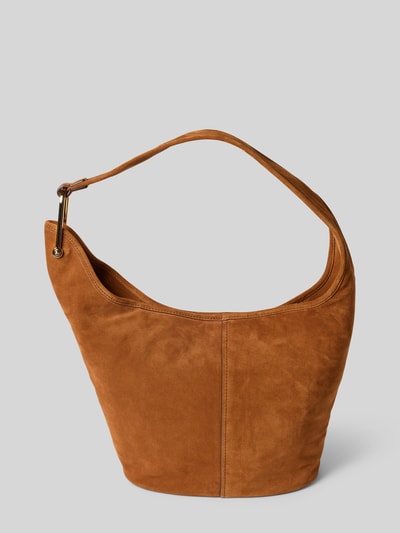 MICHAEL Michael Kors Torebka z zapięciem na magnes model ‘SONNY’ Camel 4