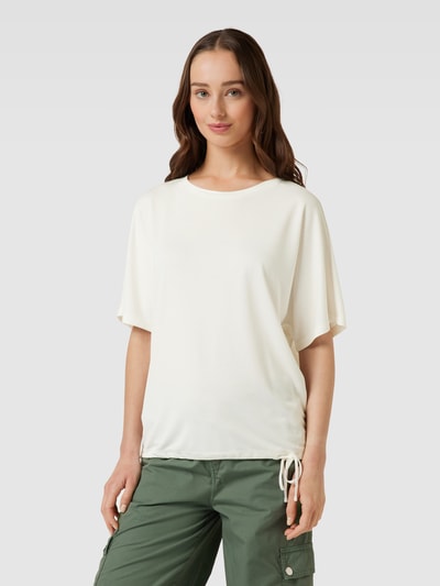 Tom Tailor T-shirt met ronde hals Offwhite - 4