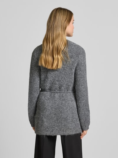 FREE/QUENT Gebreid jack met wol, model 'LULU' Donkergrijs - 5