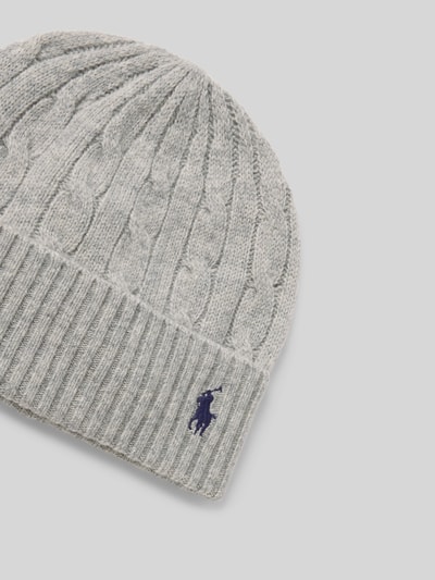 Polo Ralph Lauren Muts van een mix van wol en kasjmier Lichtgrijs - 2