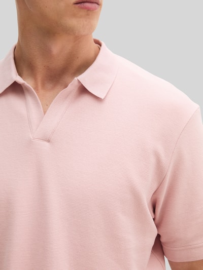 Marc O'Polo Regular Fit Poloshirt aus reiner Baumwolle Rose 3