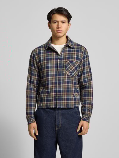 KARL KANI Vrijetijdsoverhemd met knoopsluiting Donkerblauw - 4